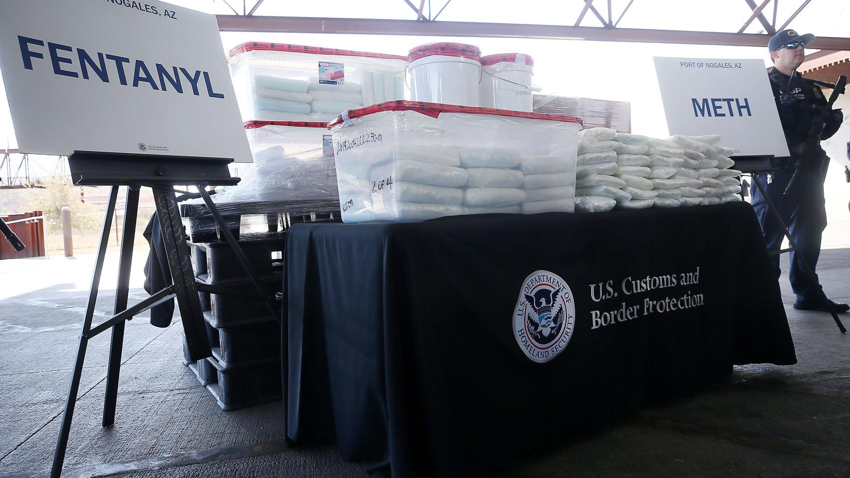 Huge load of fentanyl, meth seized at Nogales port of entry